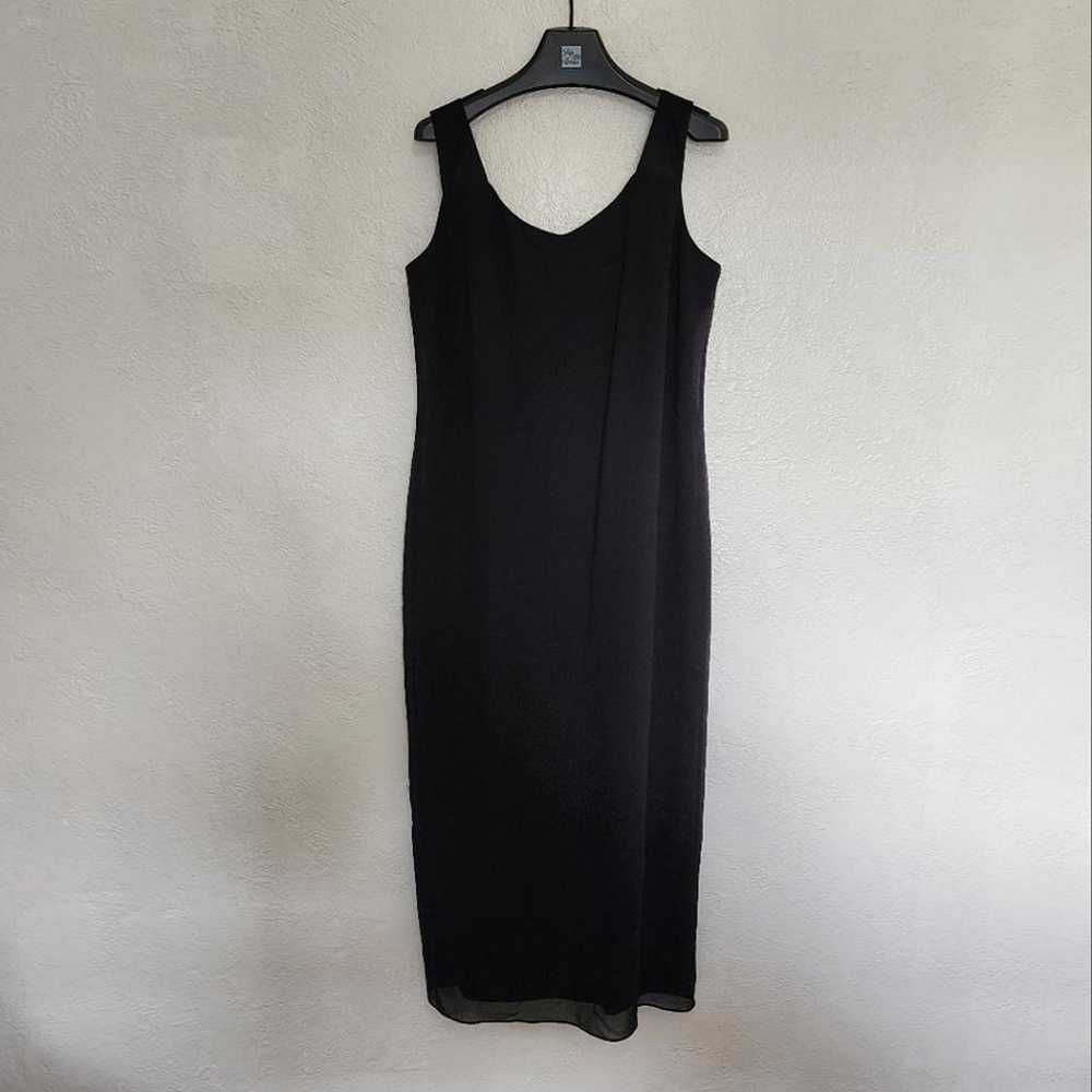 Vintage Patra Sleeveless Maxi Dress Black Size 16 - image 5