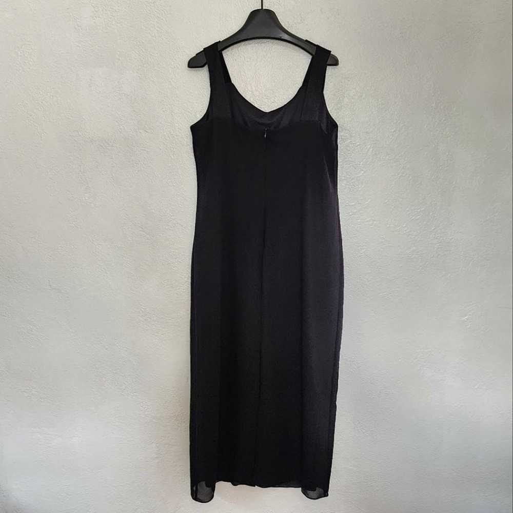 Vintage Patra Sleeveless Maxi Dress Black Size 16 - image 7