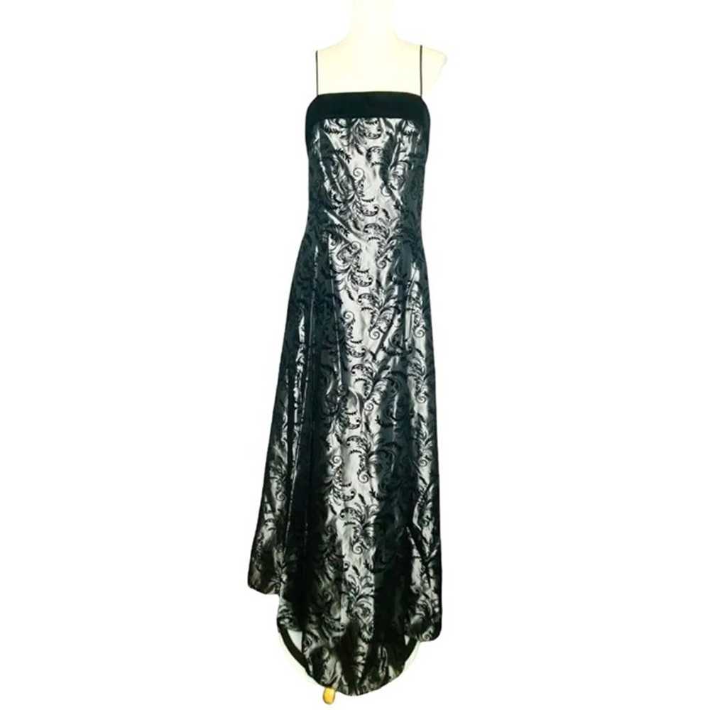 Vintage Gown Glamorous c1980s Dave & Johnny Forma… - image 12