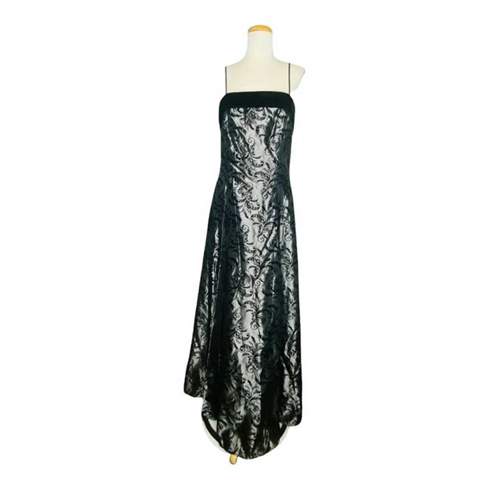 Vintage Gown Glamorous c1980s Dave & Johnny Forma… - image 1