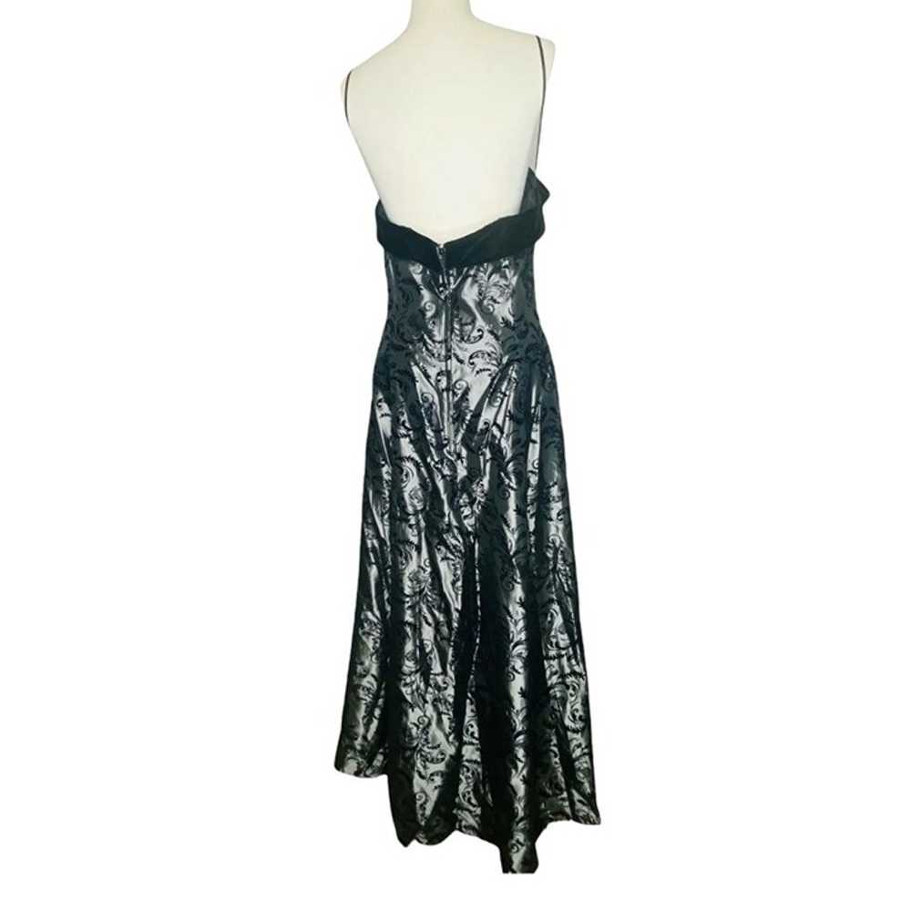 Vintage Gown Glamorous c1980s Dave & Johnny Forma… - image 7