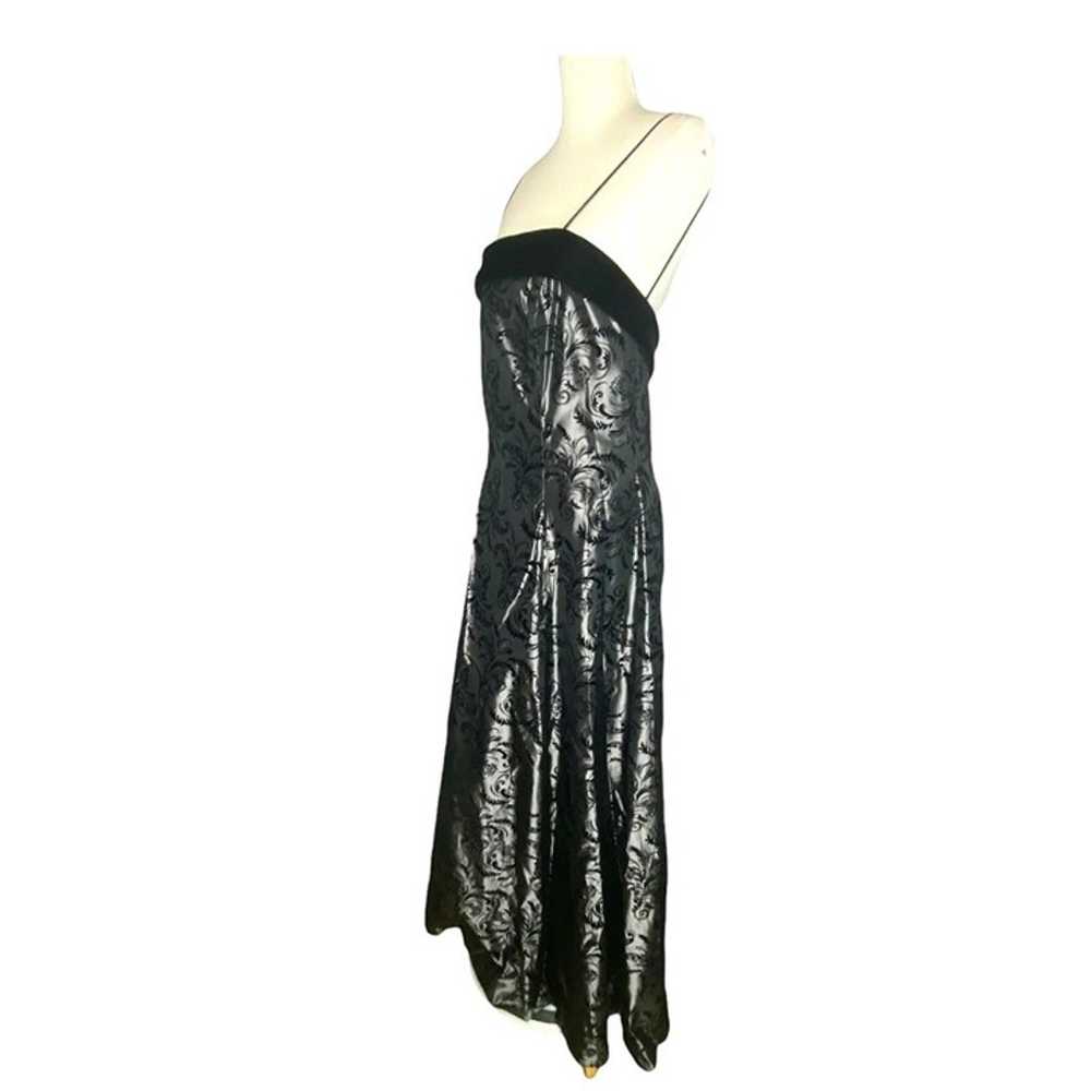 Vintage Gown Glamorous c1980s Dave & Johnny Forma… - image 8