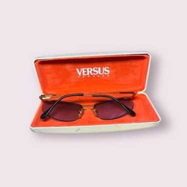 VERSUS VERSACE サングラス MOD.5035 イタリー製 メドゥーサ '95 パイロット サングラス ゴールド,ピンク