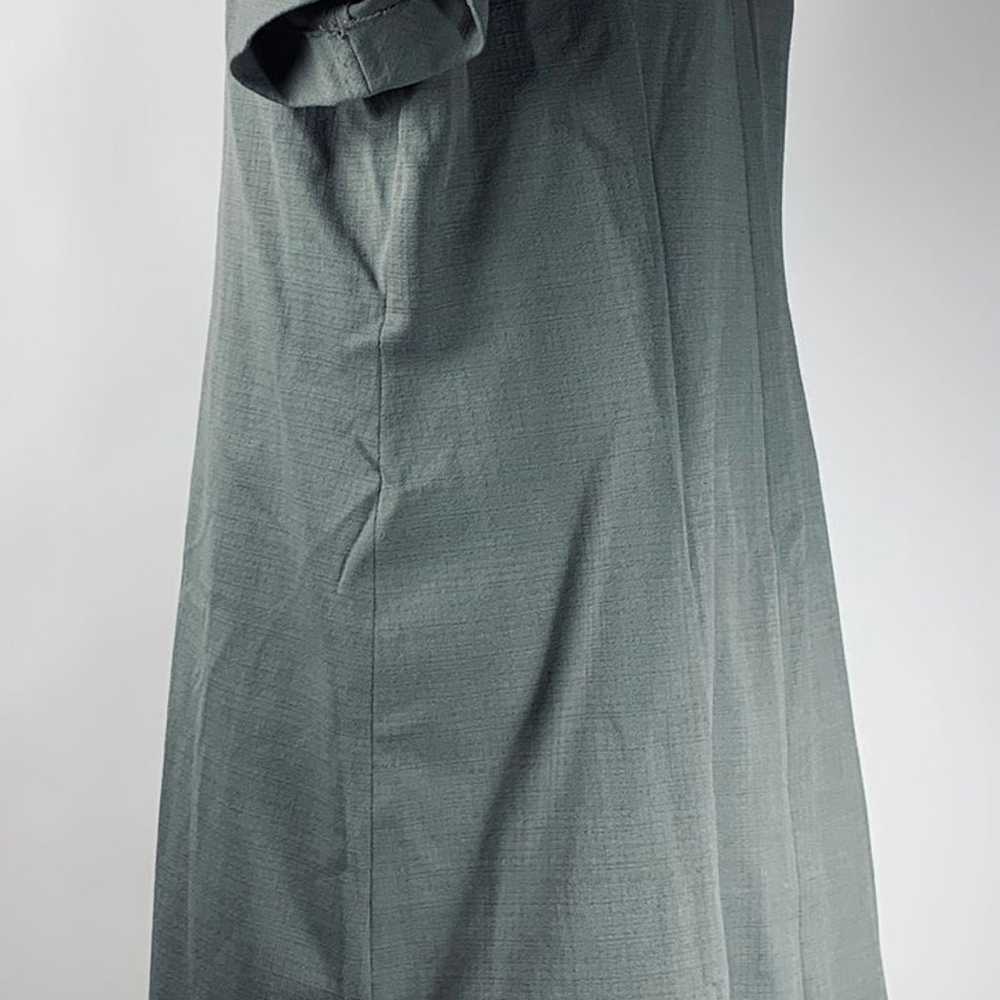 Vintage Gray Dress W/ Cap Sleeves. Full Figure (2… - image 2