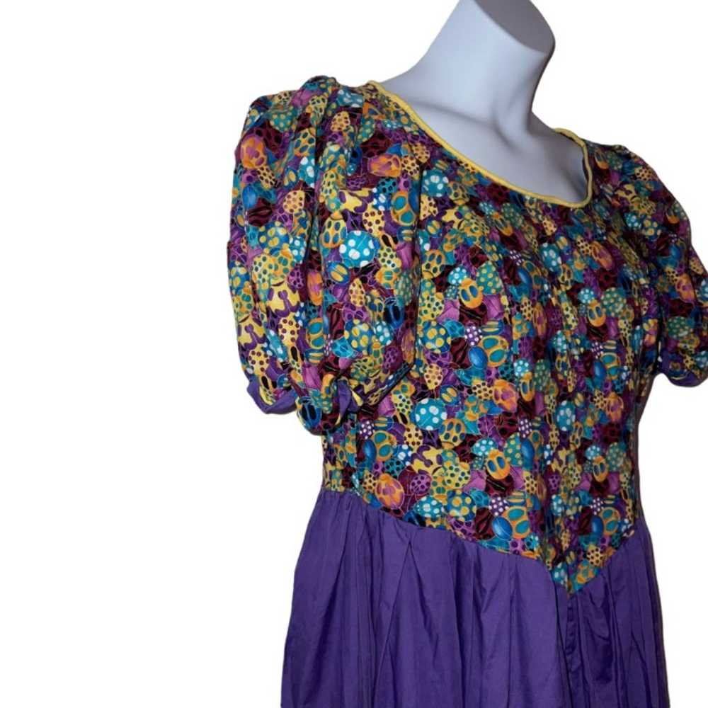 Vintage Handmade Ladybug Dress Womens XXL Patchwo… - image 3