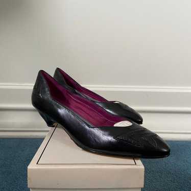 Vintage Nine West black Heels Sz 7 - image 1