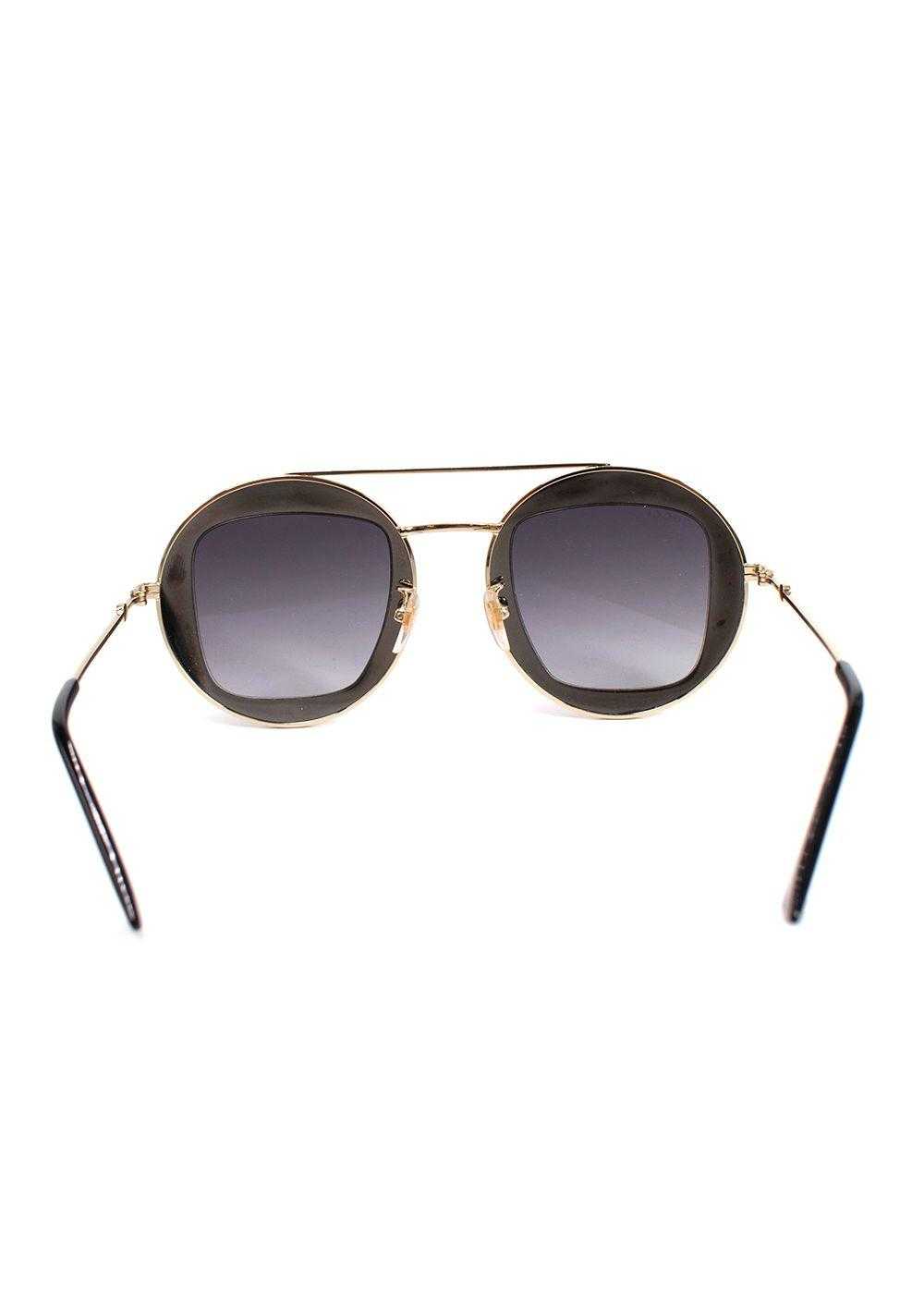 Managed by hewi Gucci Round Pale Gold Frame Sungl… - image 4