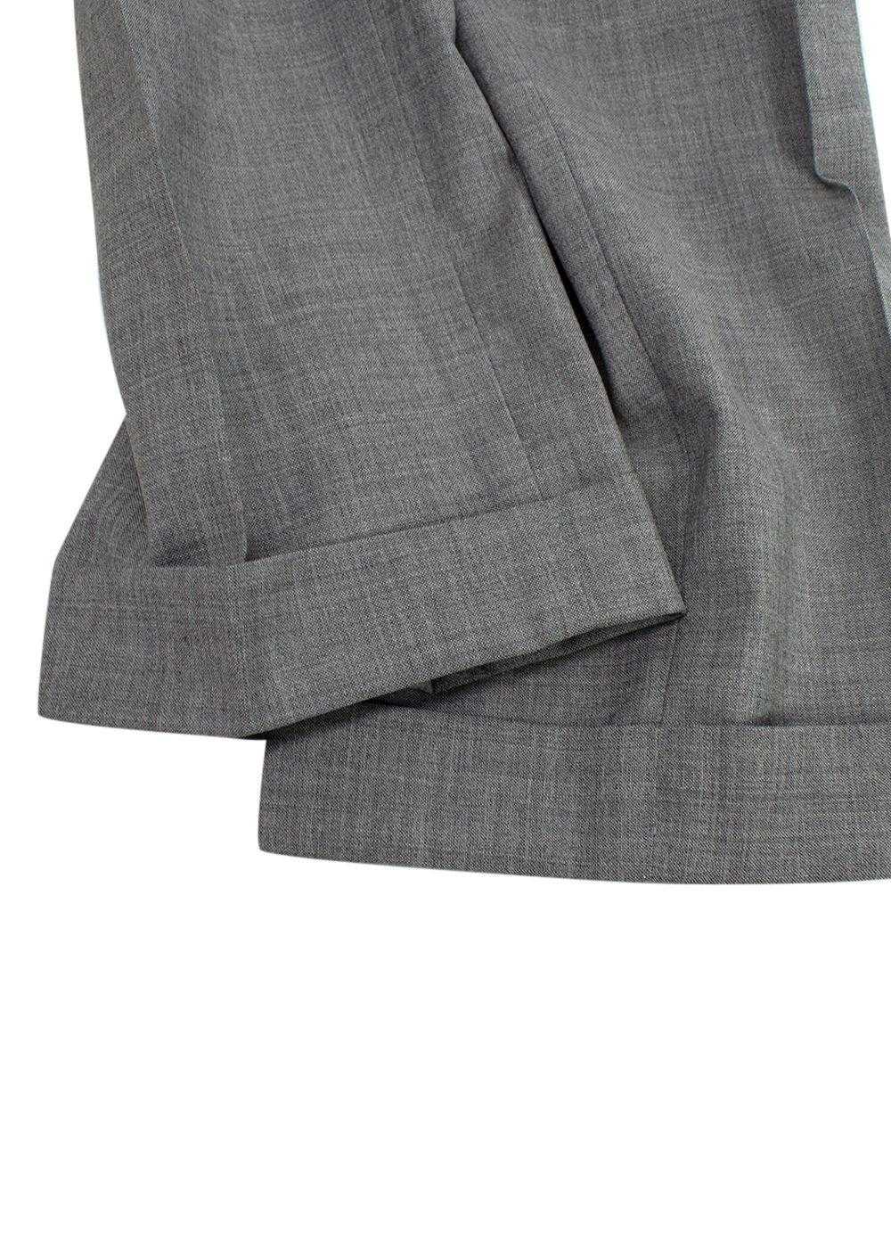 Managed by hewi Brunello Cucinelli Grey Wool & Si… - image 6