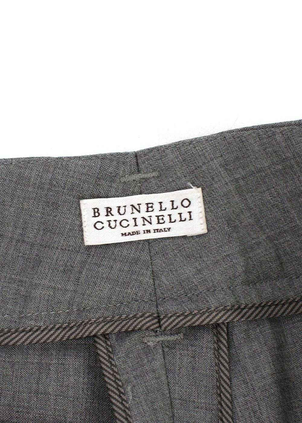 Managed by hewi Brunello Cucinelli Grey Wool & Si… - image 7