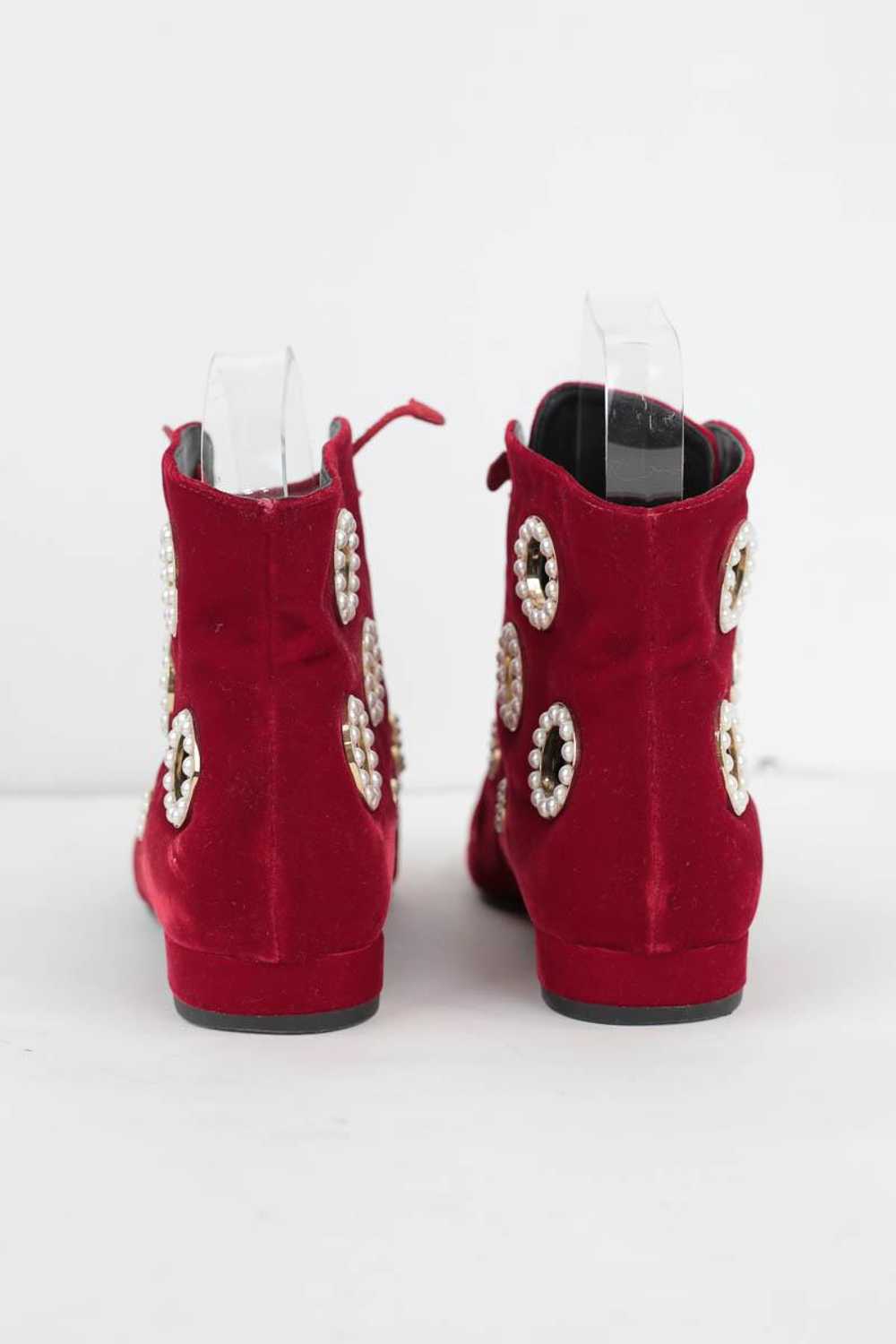 Circular Clothing Bottes à lacets en velours Stel… - image 2