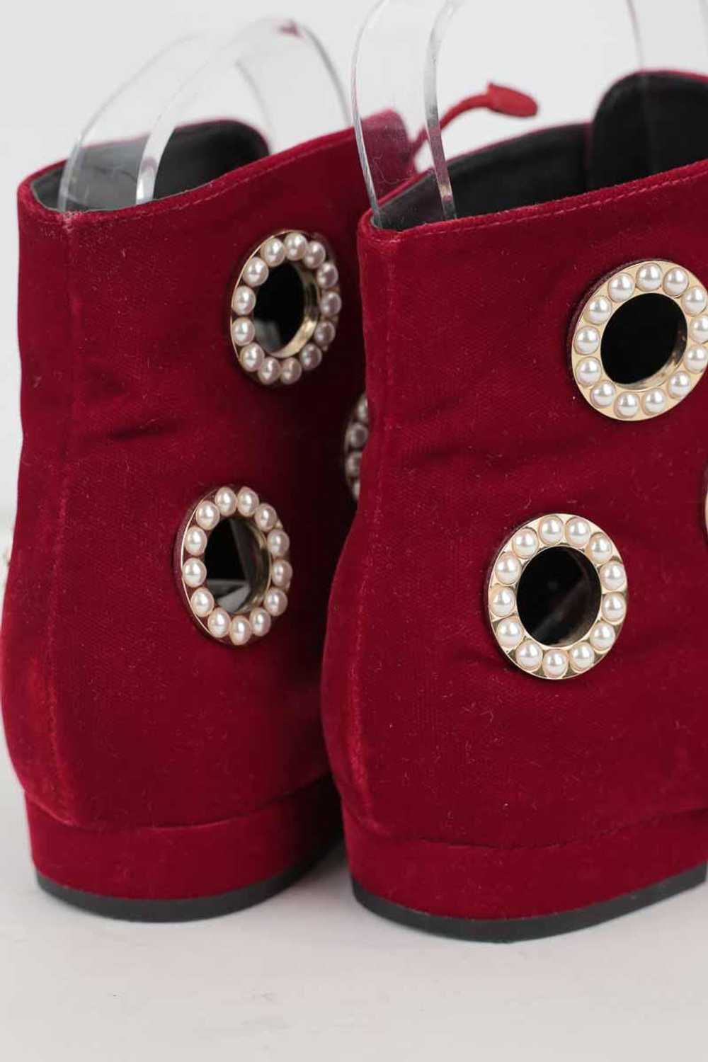 Circular Clothing Bottes à lacets en velours Stel… - image 5