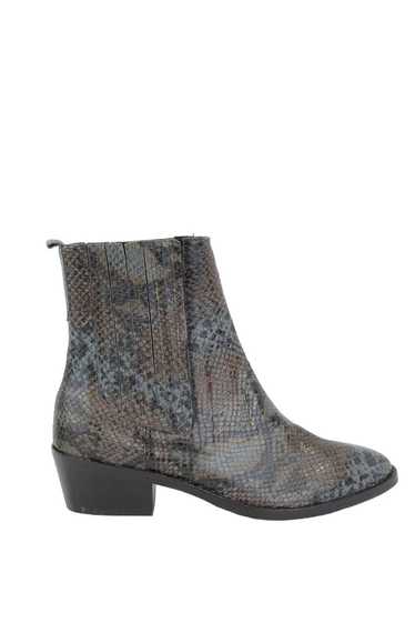 Circular Clothing Boots en cuir ANAKI gris. Matiè… - image 1