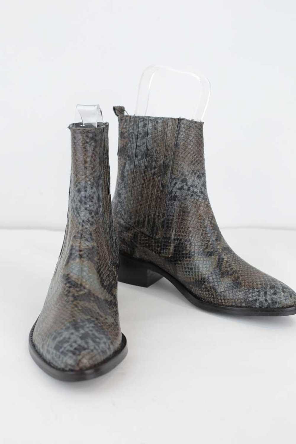 Circular Clothing Boots en cuir ANAKI gris. Matiè… - image 3