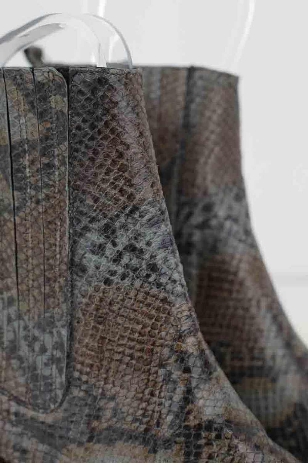 Circular Clothing Boots en cuir ANAKI gris. Matiè… - image 4