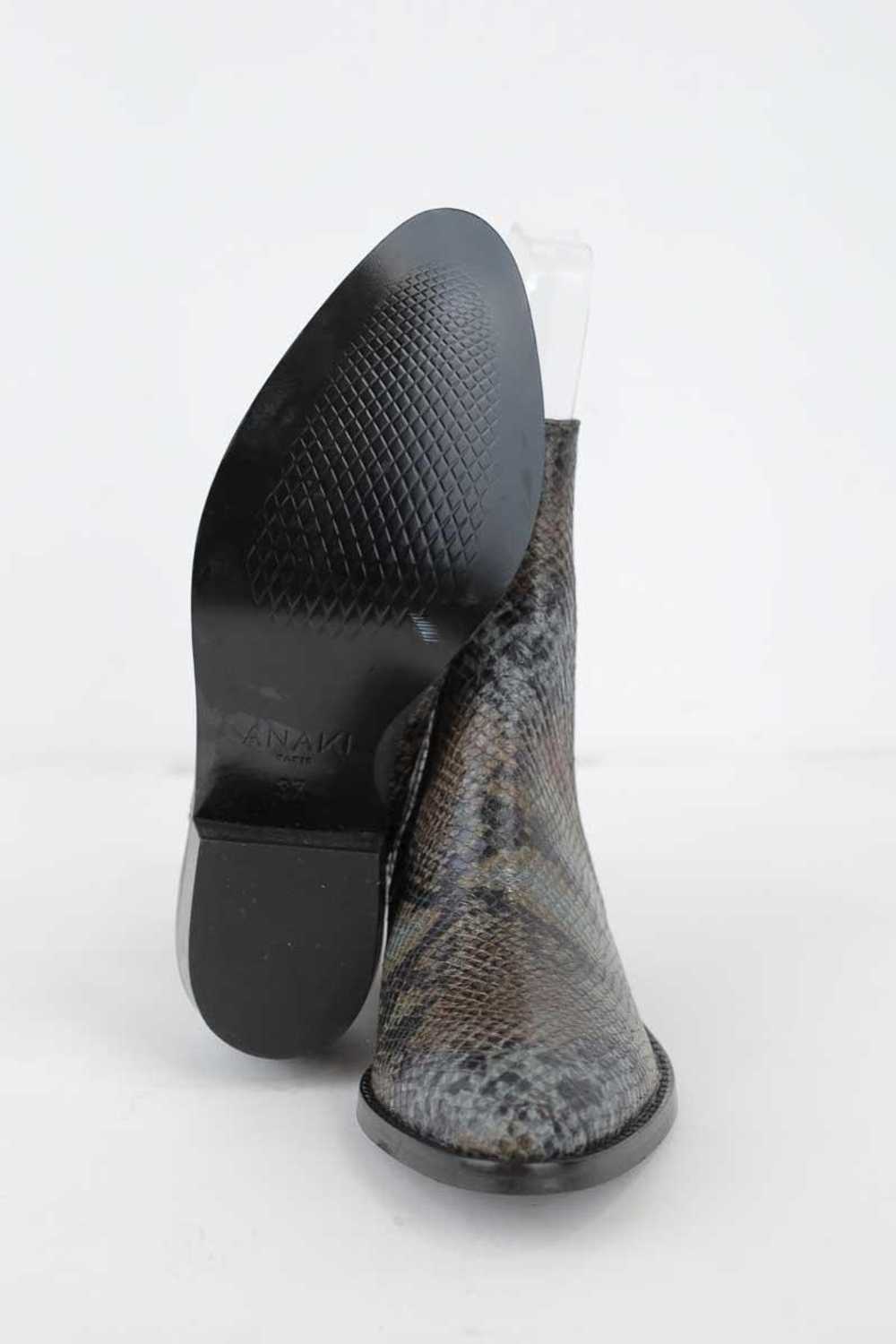 Circular Clothing Boots en cuir ANAKI gris. Matiè… - image 6