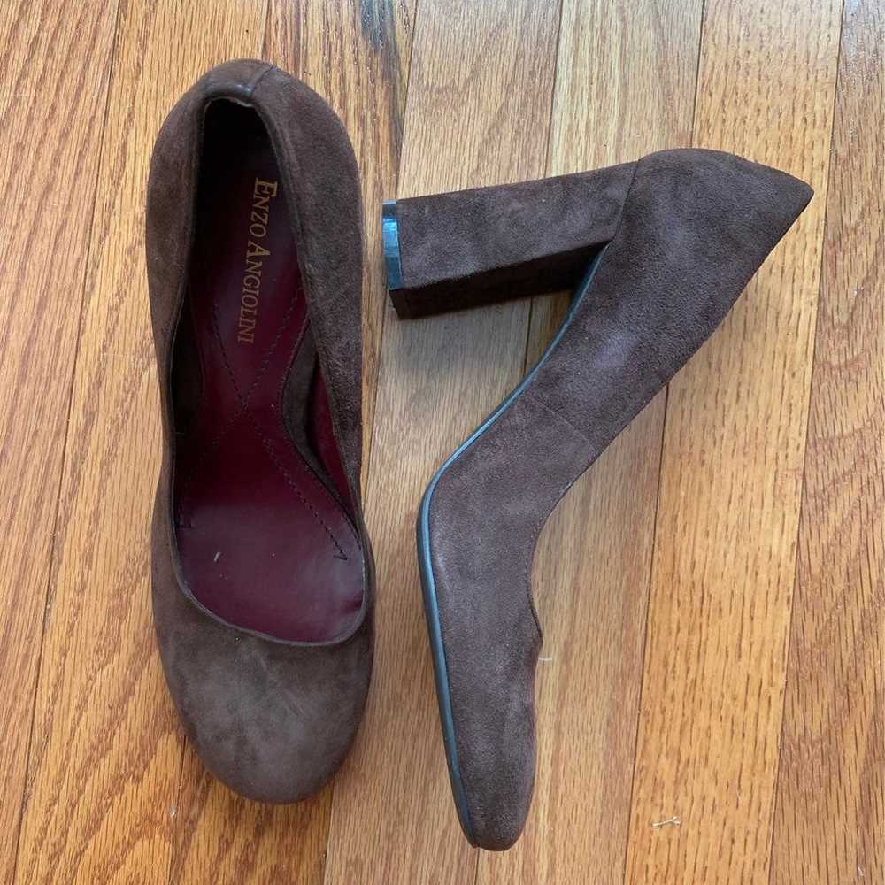 Enzo Angiolini Brown Heels - image 3