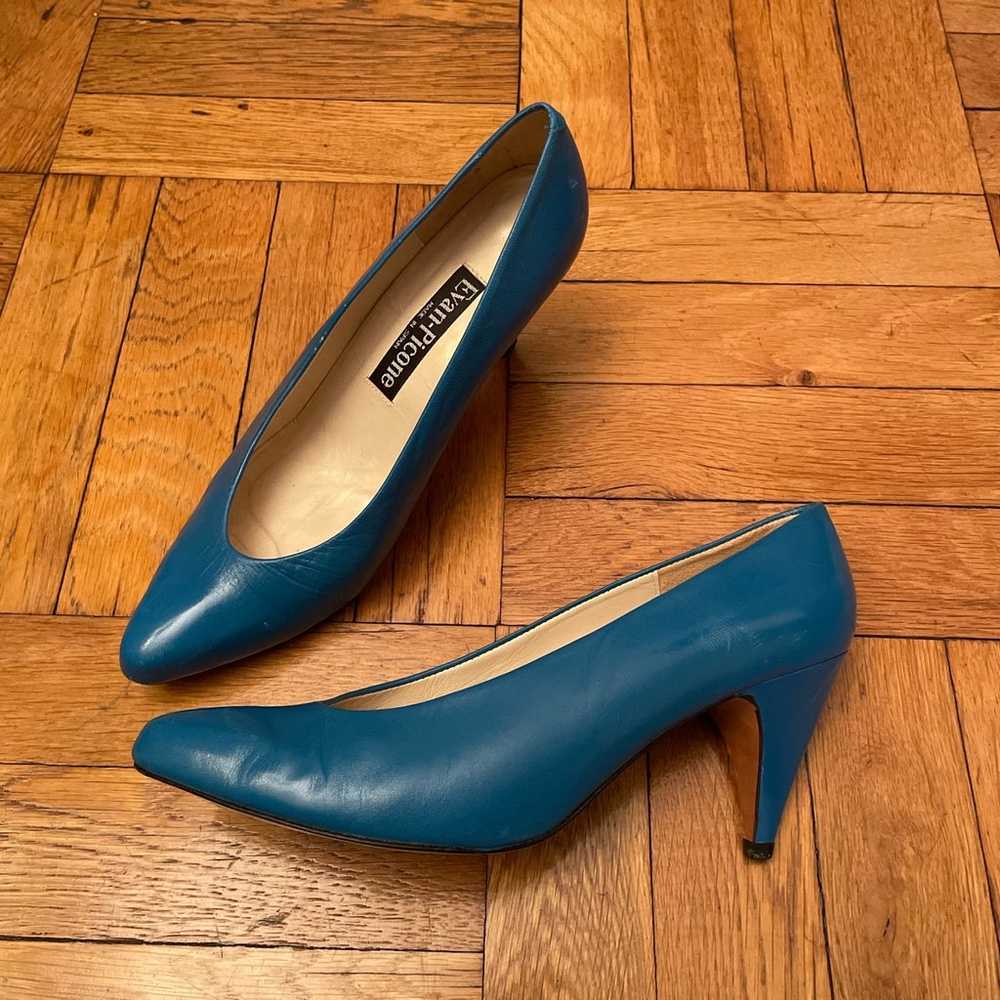 Evan picone blue heels - image 1