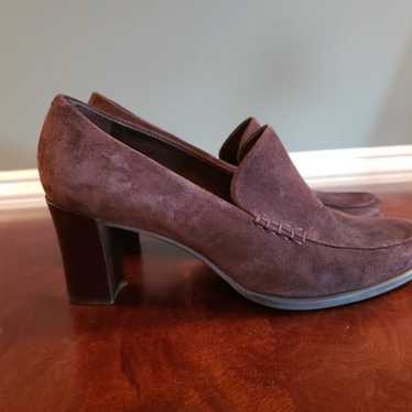 Vintage Franco Sarto Brown Suede Shoes