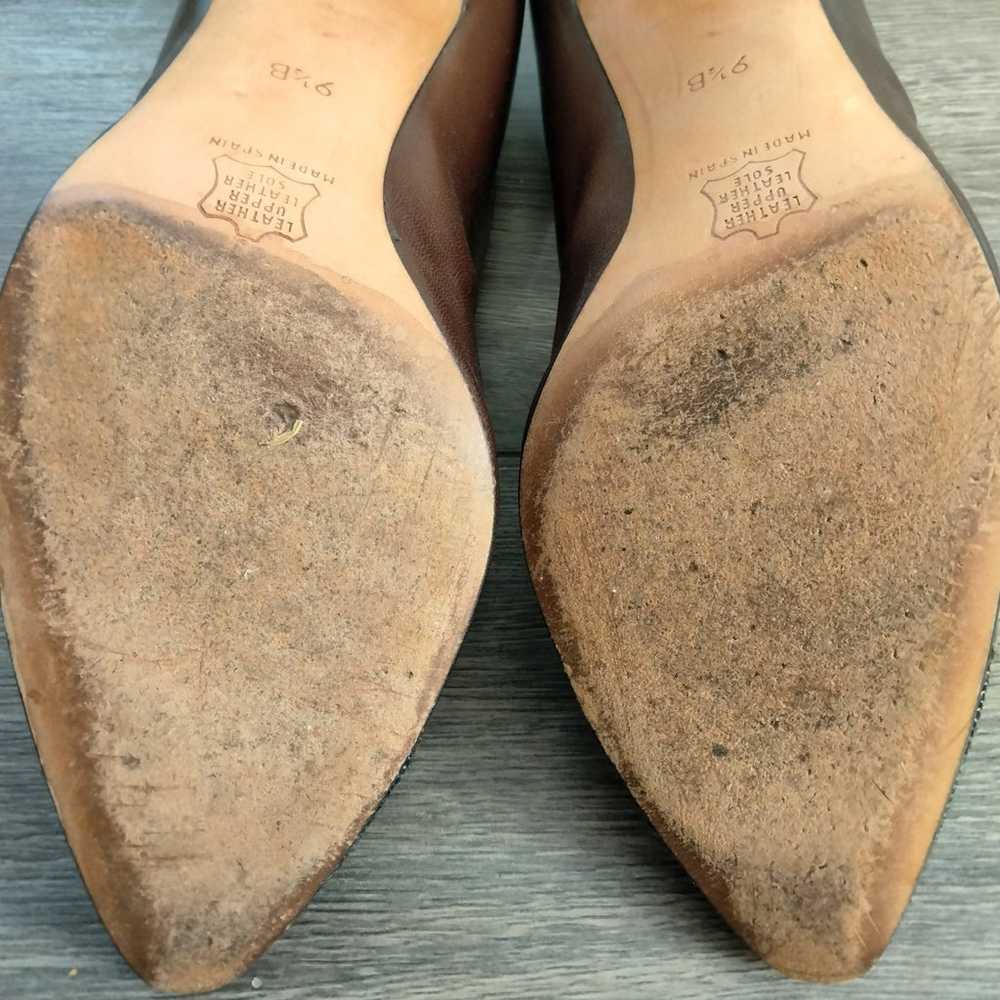 Vintage Charter Club Brown Leather Classic Heels … - image 11