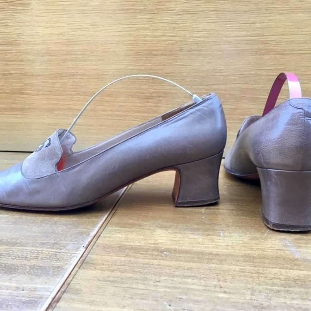 Vintage 60's Italian Hand Cobbled Heels - image 3