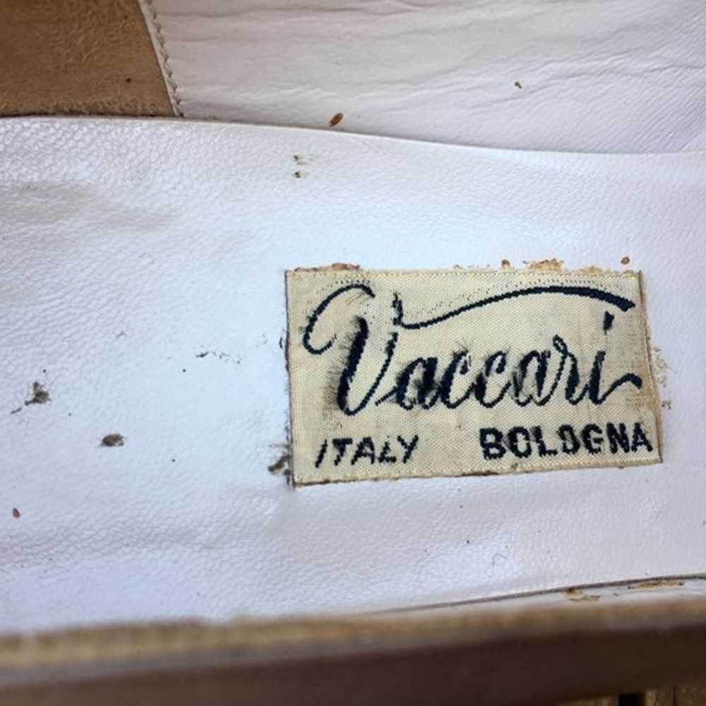 Vintage 60's Italian Hand Cobbled Heels - image 8