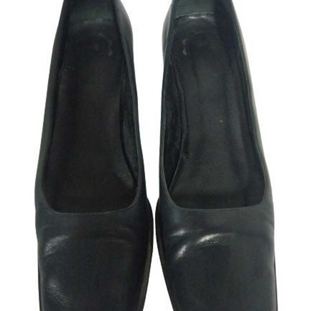 Coach Vintage Black Leather Pumps Womens Shoes Si… - image 3