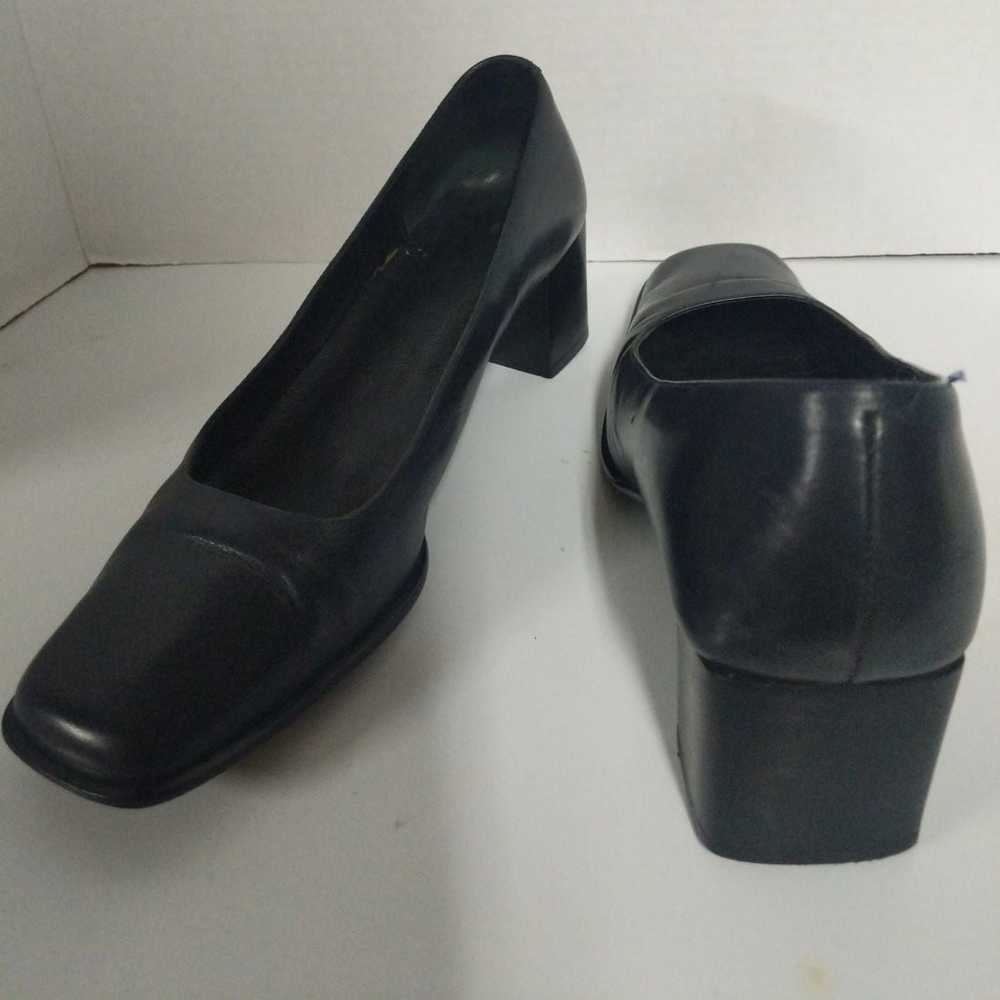 Coach Vintage Black Leather Pumps Womens Shoes Si… - image 7