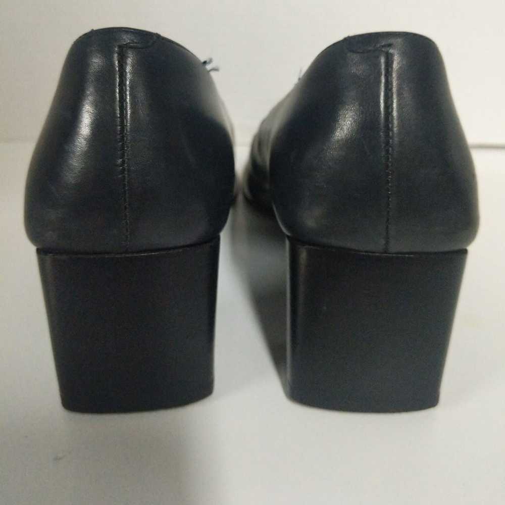 Coach Vintage Black Leather Pumps Womens Shoes Si… - image 8