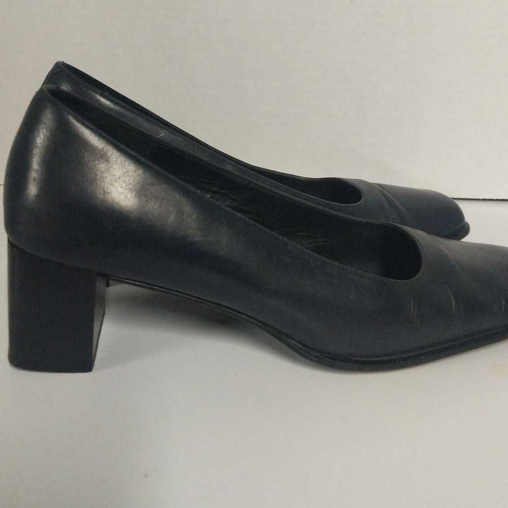 Coach Vintage Black Leather Pumps Womens Shoes Si… - image 9