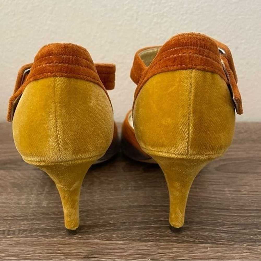 Bettye Muller Multicolored Velvet Heels, Size 36 … - image 8
