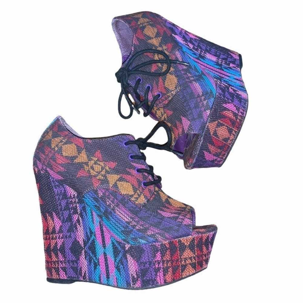 y2k Platforms, Steve Madden, colorful, chunky - image 4