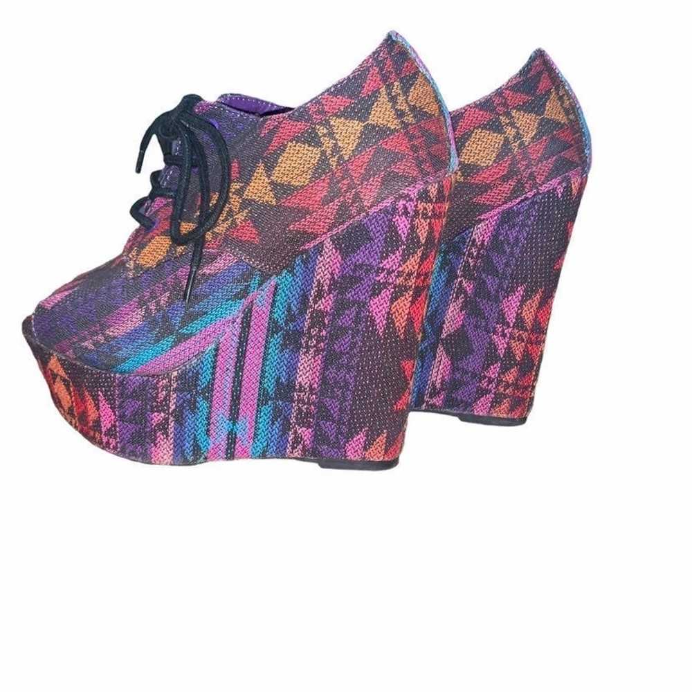 y2k Platforms, Steve Madden, colorful, chunky - image 5