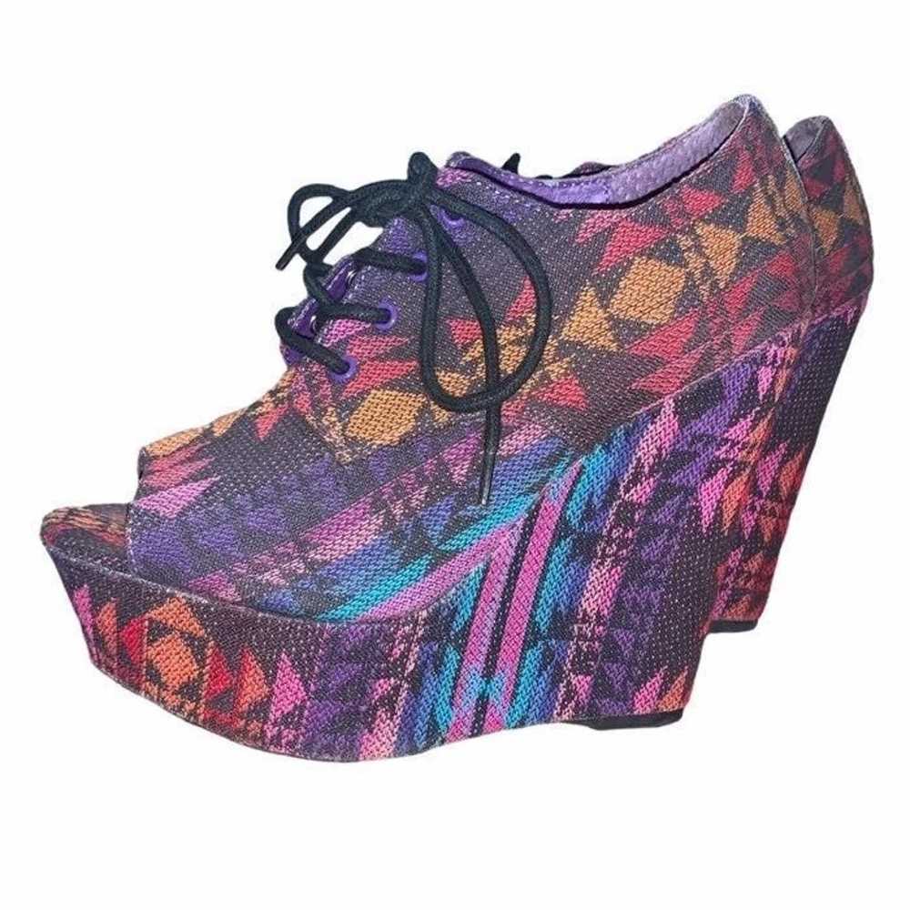 y2k Platforms, Steve Madden, colorful, chunky - image 7