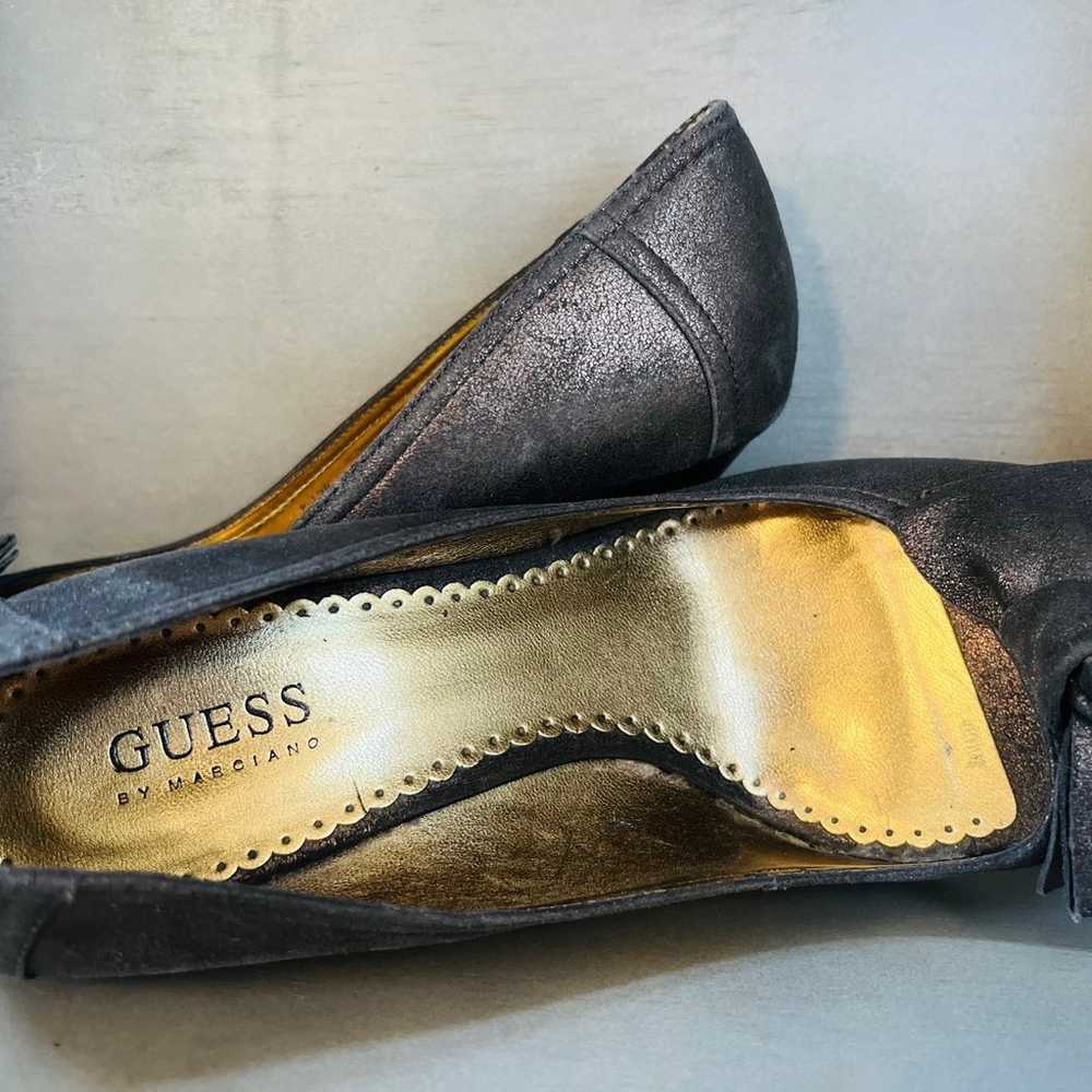 Guess by Marciano wedge peep toe heels size 8.5 - image 5