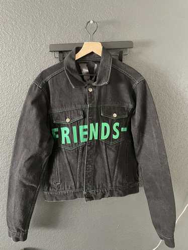 Vlone denim hotsell jacket green