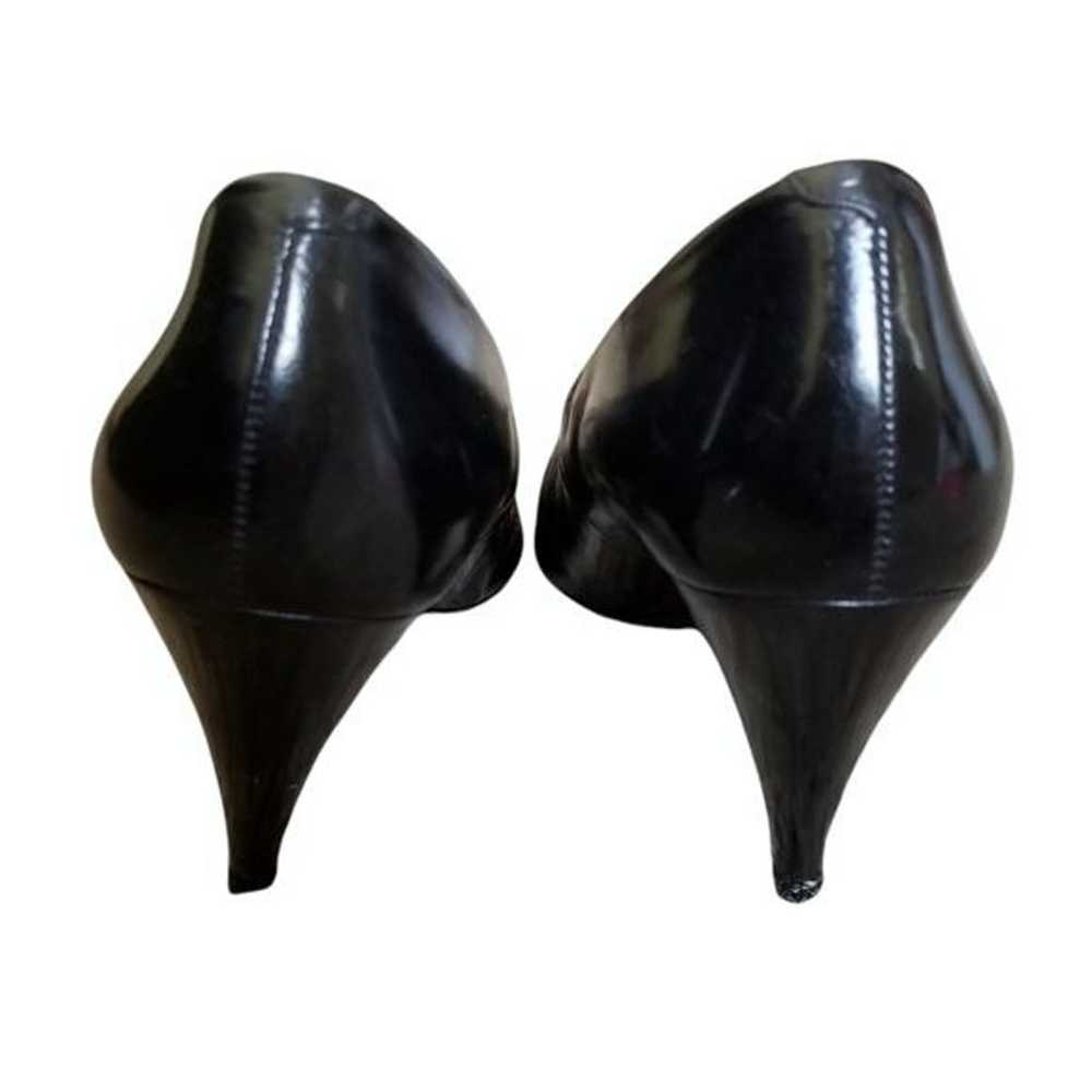 Oleg Cassini Vintage Patent Leather Almond Toe Sl… - image 6