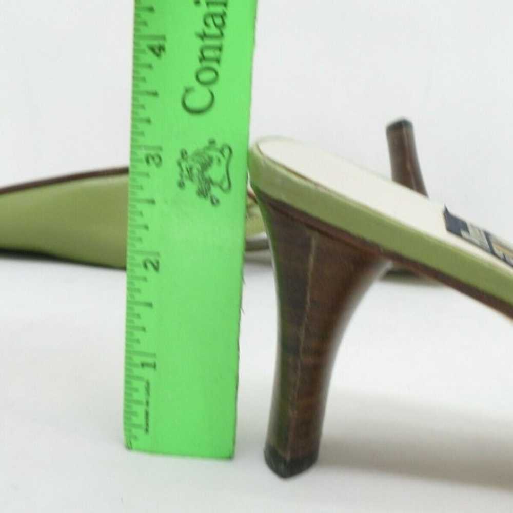 Vintage Plumer Menorca Womens Green Slingback Kit… - image 11