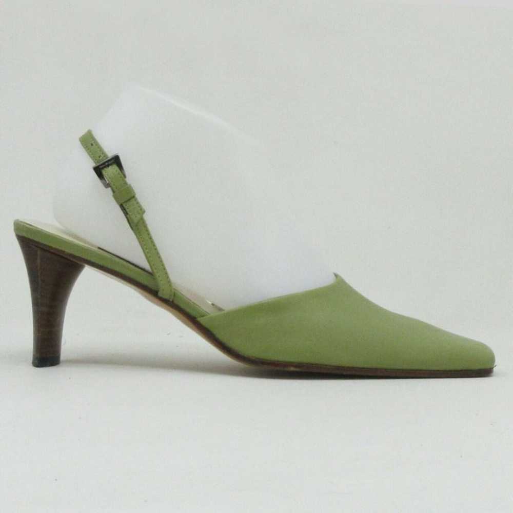 Vintage Plumer Menorca Womens Green Slingback Kit… - image 1