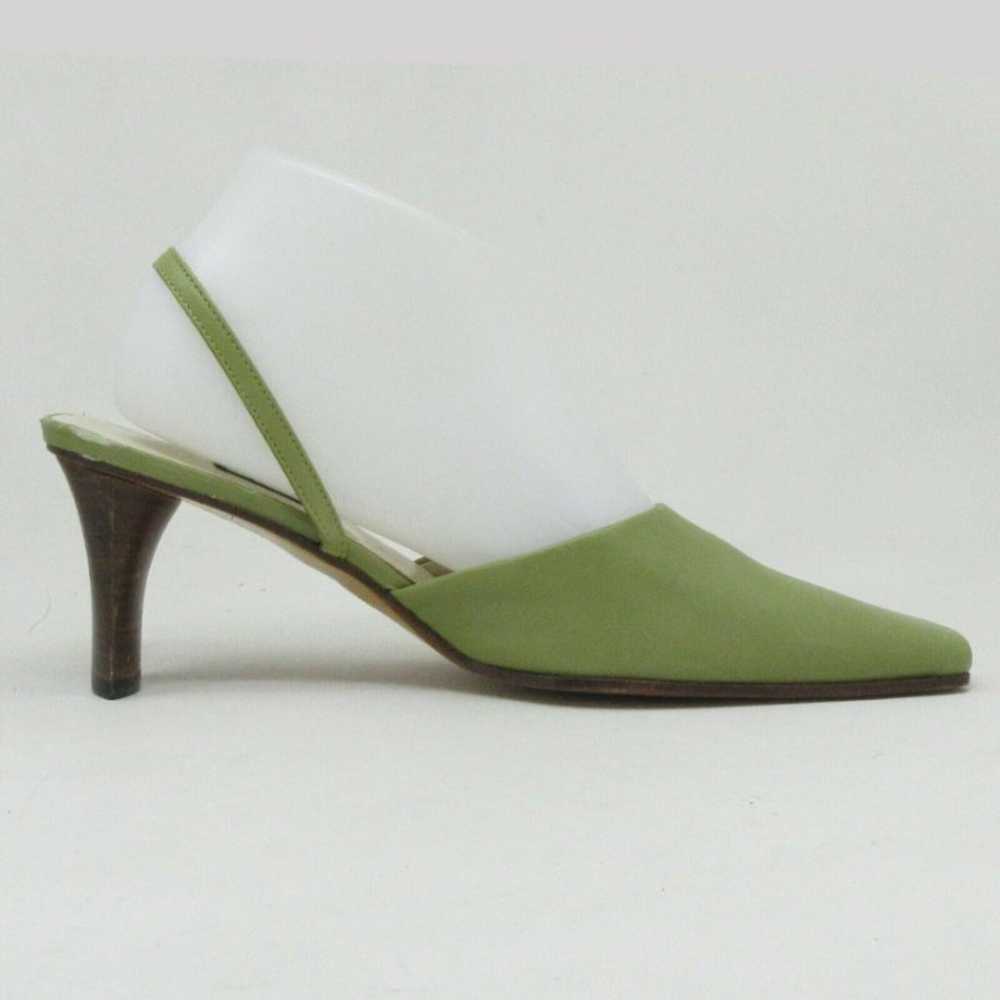 Vintage Plumer Menorca Womens Green Slingback Kit… - image 2