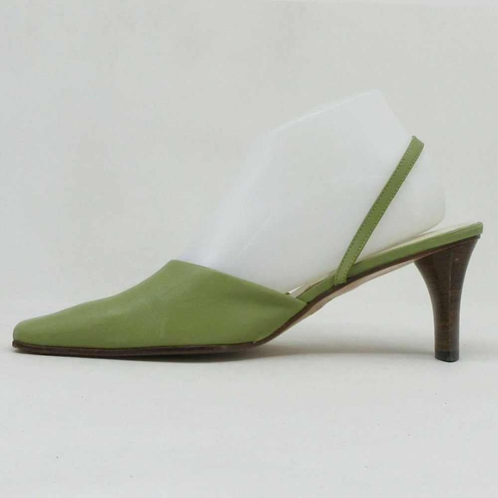 Vintage Plumer Menorca Womens Green Slingback Kit… - image 3