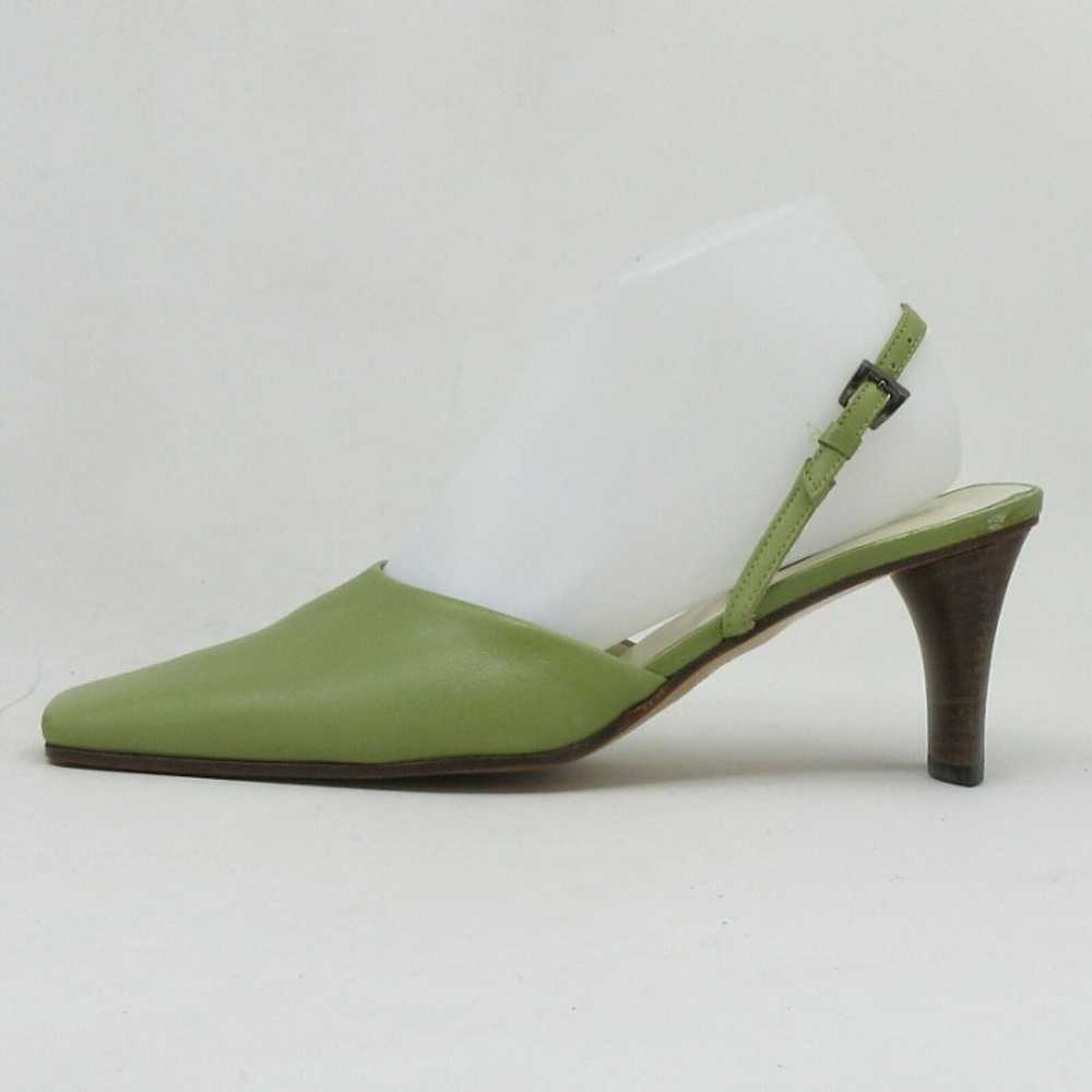 Vintage Plumer Menorca Womens Green Slingback Kit… - image 4