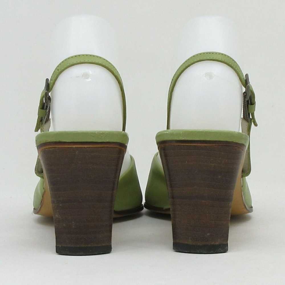 Vintage Plumer Menorca Womens Green Slingback Kit… - image 6