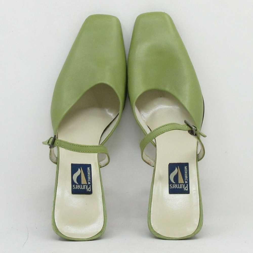 Vintage Plumer Menorca Womens Green Slingback Kit… - image 7