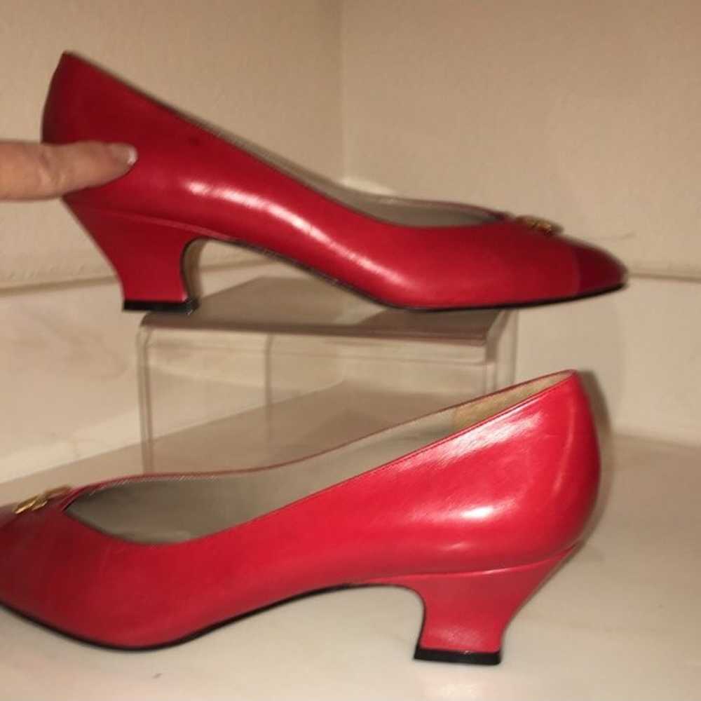 Ruby Red Heels Vintage Pangoni - image 5