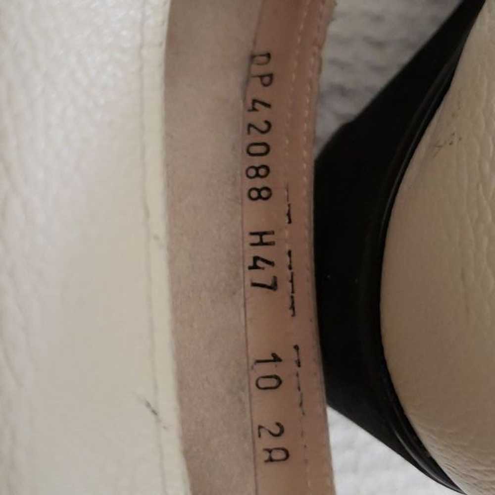 Salvatore Ferragamo Leather Cream Slip-on Shoes S… - image 6