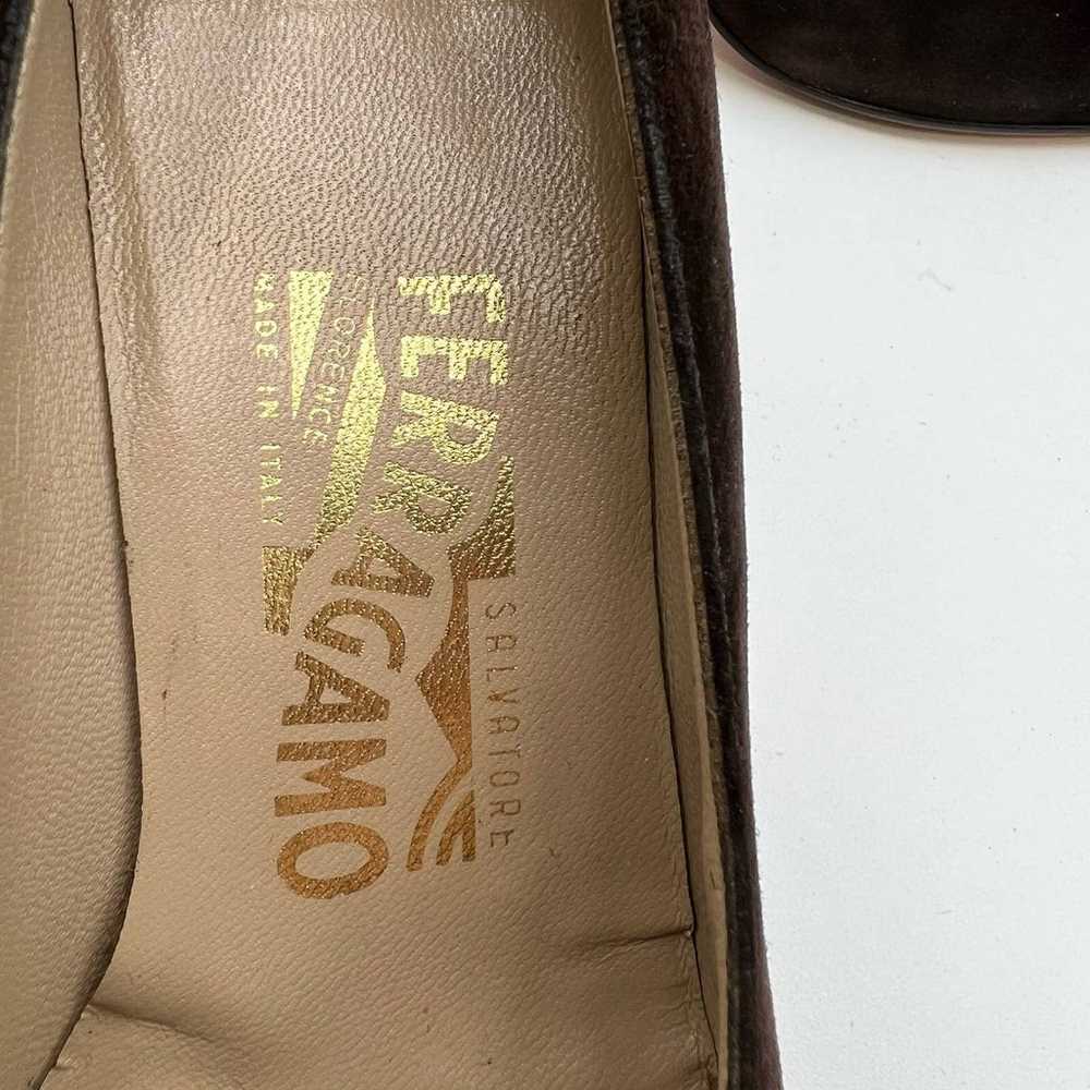 *VINTAGE* SALVATORE FERRAGAMO Shoes 9 Brown - image 12
