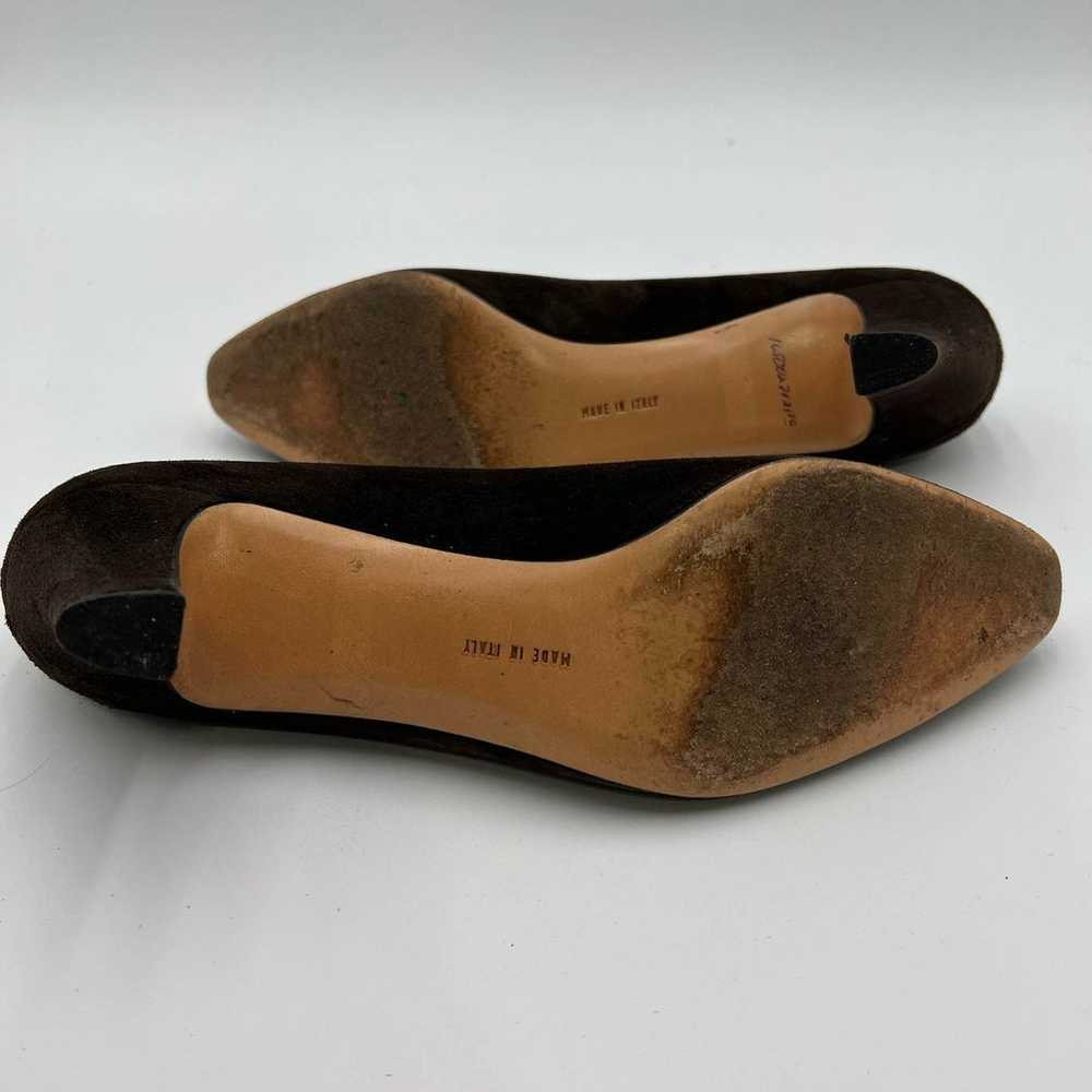 *VINTAGE* SALVATORE FERRAGAMO Shoes 9 Brown - image 9