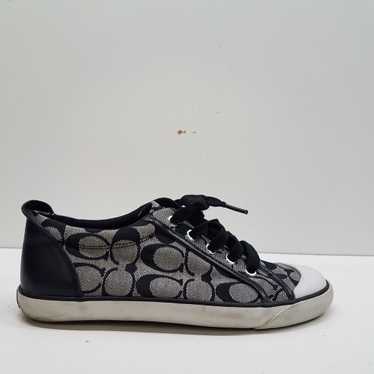 Coach Barrett Signature Black Canvas Casual Sneak… - image 1