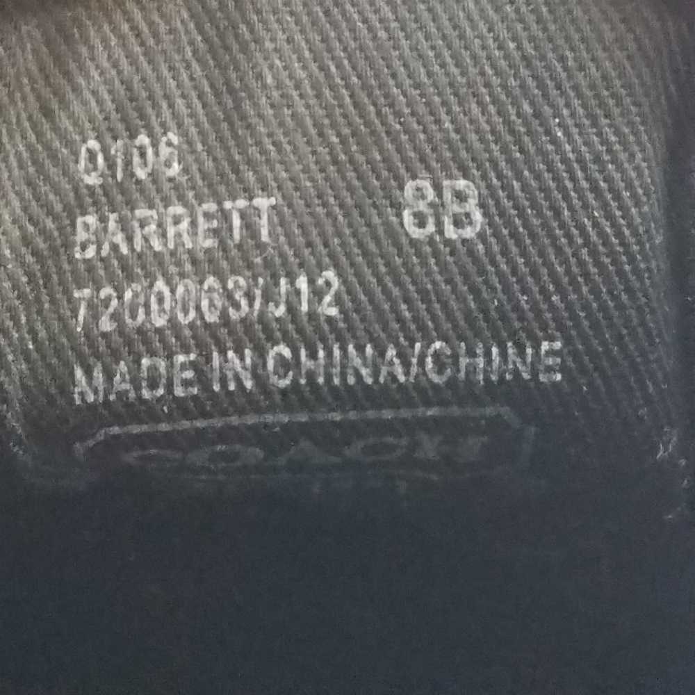 Coach Barrett Signature Black Canvas Casual Sneak… - image 7