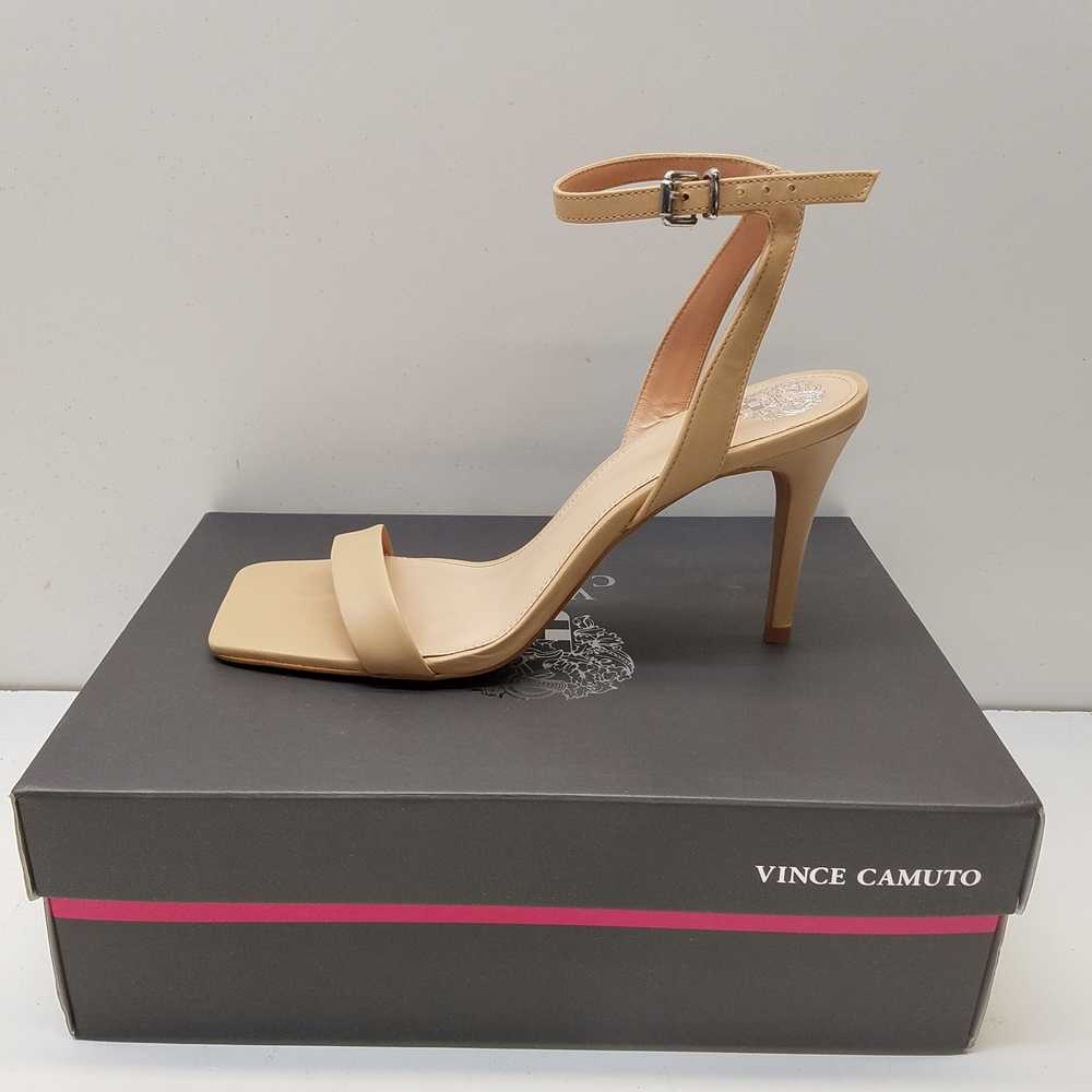 Vince Camuto Saprenda 2 Leather Heels Sandstone 9… - image 2
